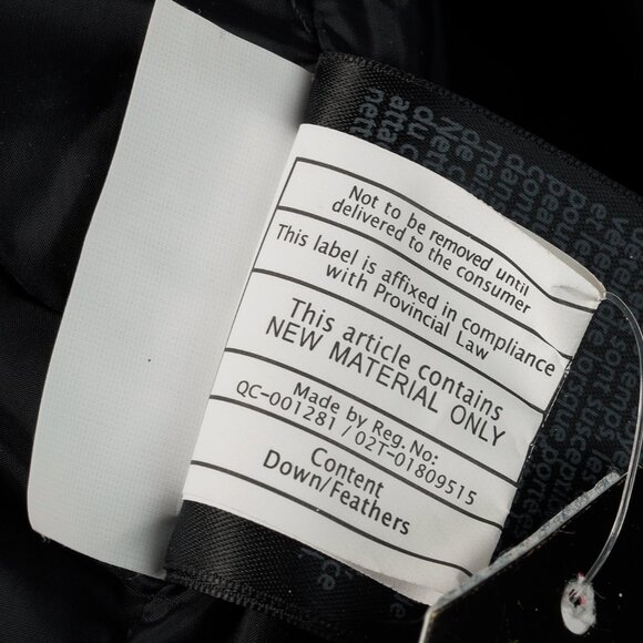 Mackage Black Leather Down-Filled Puffer Vest - Picture 14 of 14